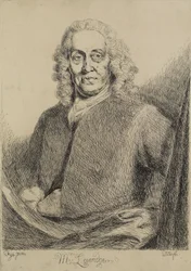 Mr. Leveridge, inciso da Daniel Dodd (fl.1761-80), c.1770